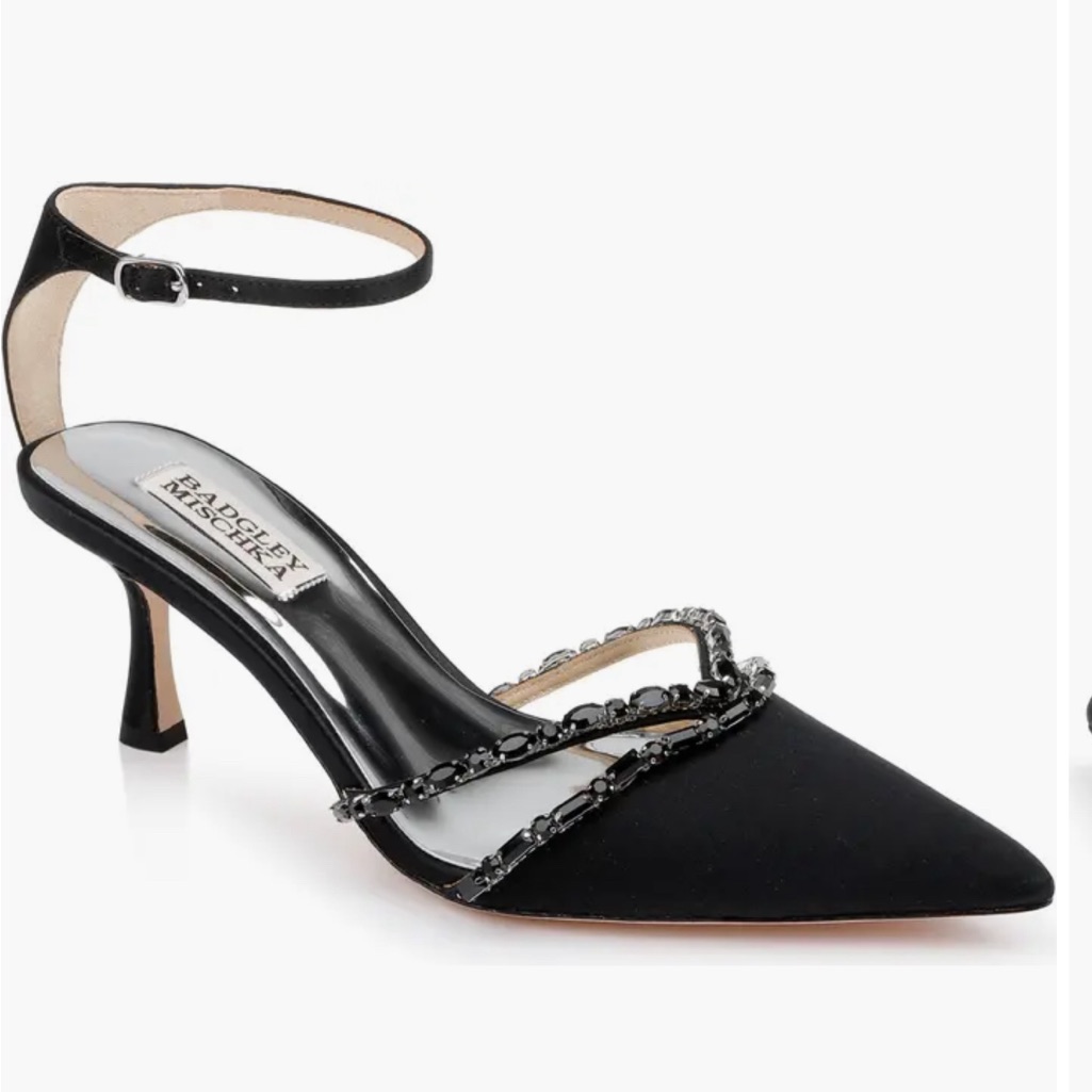 Ankle Strap Pointed Toe Pump- Badgley Mischka Collection